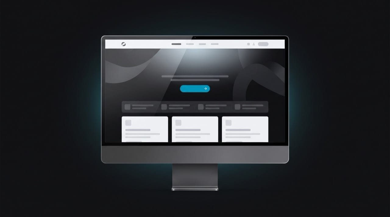 Web: interface mockup