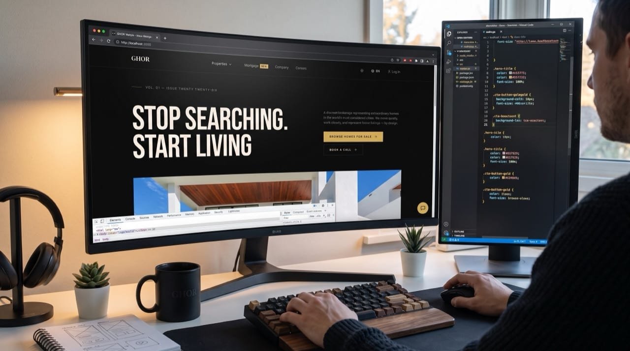 Real Estate Platform: website screenshot